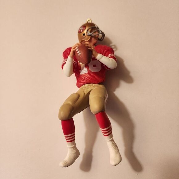 Hallmark Keepsake Ornament  Team NFL Joe Montana for San Francisco 49ers 1995 - Picture 4 of 7